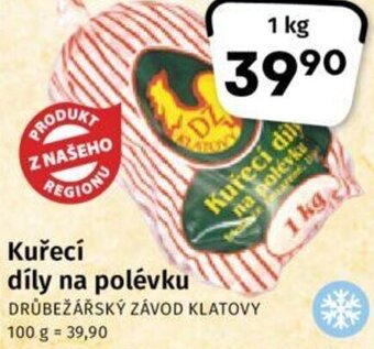 Coop Kuřecí díly na polévku nabídka