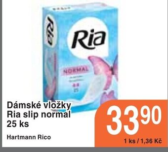 Coop hb Dámské vložky Ria slip normal 25 ks nabídka