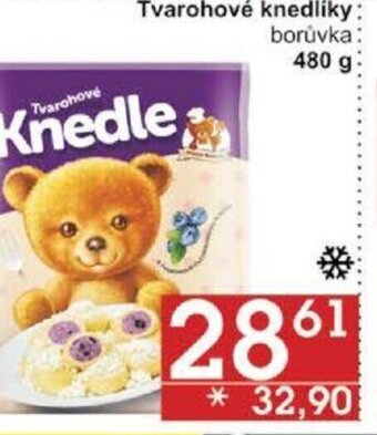 Jip Tvarohové knedlíky borůvka 480 g nabídka