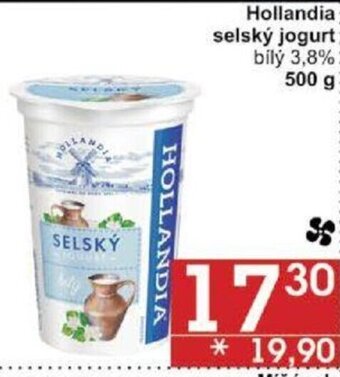 Jip Hollandia selský jogurt bílý 3,8% 500 g nabídka