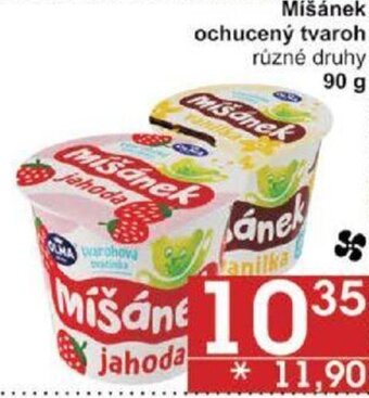Jip Mišánek ochucený tvaroh různé druhy 90 g nabídka