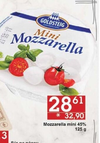 Jip Mozzarella mini 45% 125 g nabídka