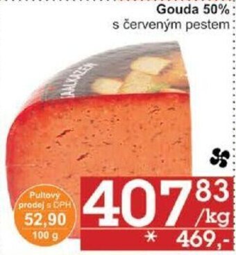 Jip Gouda 50% s červeným pestem nabídka