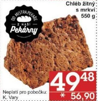 Jip Chléb žitný s mrkví 550 g nabídka