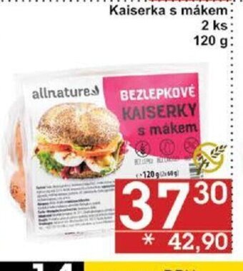 Jip Kaiserka s mákem 2 ks 120 g nabídka