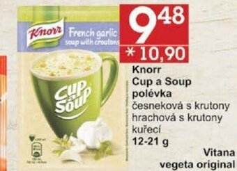 Jip Knorr Cup a Soup polévka nabídka