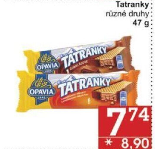 Jip Tatranky různé druhy 47 g nabídka