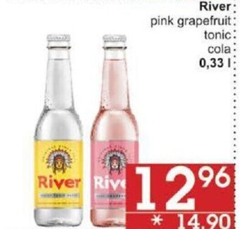 Jip River pink grapefruit tonic cola 0.33 l. nabídka