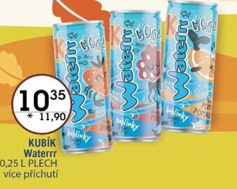 Jip KUBÍK Waterrr 0,25 L PLECH více příchutí nabídka