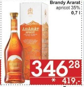 Brandy Ararat apricot 35% 0.7 l.