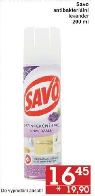 Jip Savo antibakteriální levander 200 ml nabídka