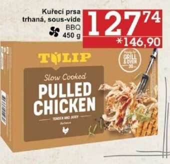 Jip Kuřecí prsa trhaná, sous-vide BBQ 450 g nabídka