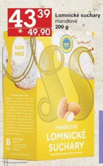 Jip Lomnické suchary mandlové 200 g nabídka