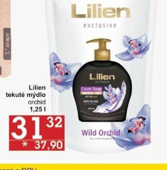 Jip Lilien tekuté mýdlo orchid 1.25 l. nabídka