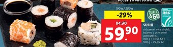 Lidl SUSHI nabídka