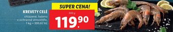 Lidl KREVETY CELÉ nabídka
