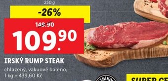 Lidl IRSKÝ RUMP STEAK nabídka