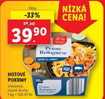 Lidl HOTOVÉ POKRMY nabídka
