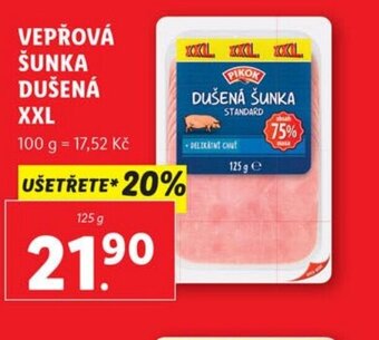 Lidl VEPŘOVÁ ŠUNKA DUŠENÁ XXL nabídka
