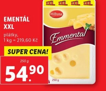 Lidl EMENTÁL XXL nabídka