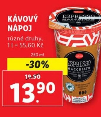 Lidl KÁVOVÝ NÁPOJ nabídka