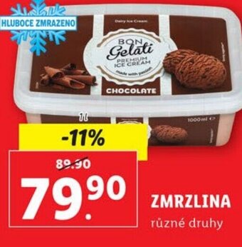 Lidl ZMRZLINA nabídka