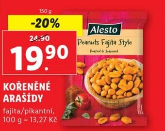 Lidl KOŘENĚNÉ ARAŠÍDY nabídka