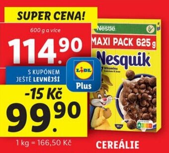 Lidl CEREALIE nabídka