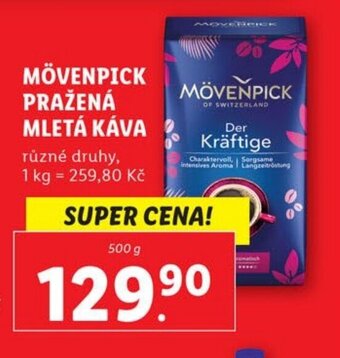 Lidl MÖVENPICK PRAŽENÁ MLETÁ KÁVA nabídka