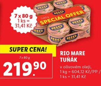 Lidl RIO MARE TUŇÁK nabídka