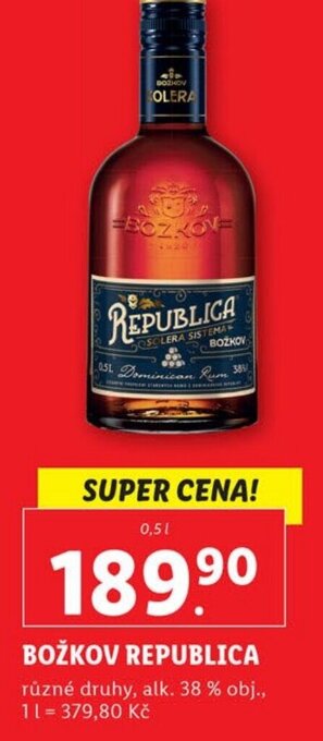 Lidl BOŽKOV REPUBLICA nabídka