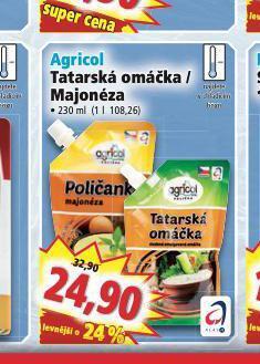 Norma Agricol poličanka majonéza nabídka