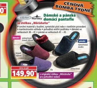 Norma Domácí pantofle nabídka