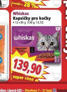 Norma Whiskas kapsičky pro kočky nabídka