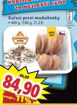 Norma Kuřecí prsní medailonky nabídka
