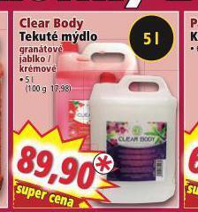 Norma Clear body tekuté mýdlo nabídka