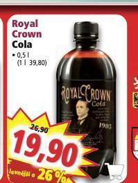 Norma Royal crown cola nabídka