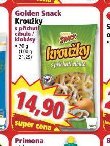 Norma Golden snack kroužky nabídka