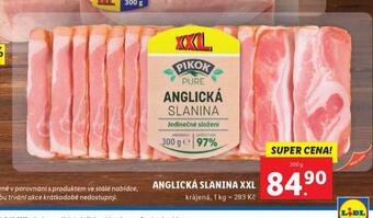 Lidl Anglická slanina nabídka