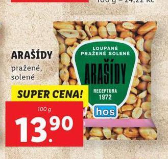 Lidl Arašídy nabídka