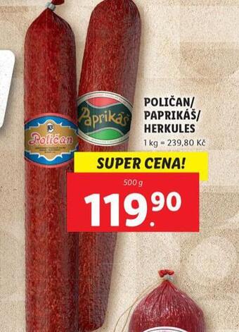 Lidl Paprikáš nabídka