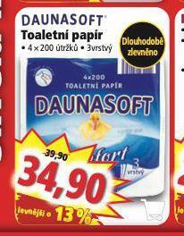 Norma Daunasoft toaletní papír nabídka