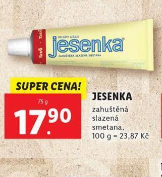 Lidl Jesenka nabídka