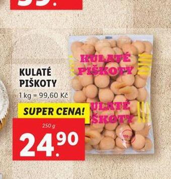 Lidl Kulaté piškoty nabídka
