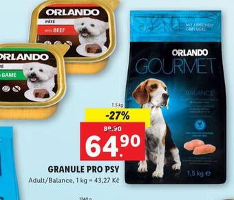 Lidl Granule pro psy nabídka
