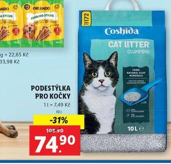 Lidl Podestýlka pro kočky nabídka