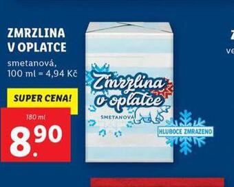 Lidl Zmrzlina v oplatce nabídka
