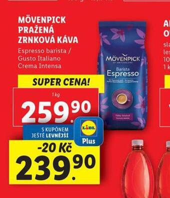 Lidl Movenpick káva nabídka