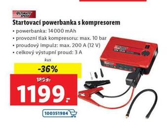 Lidl Startovací powerbanka s kompresorem nabídka