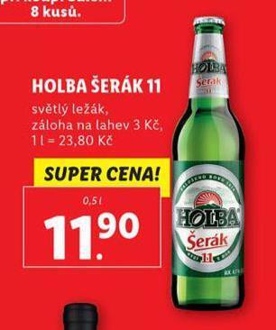 Lidl Pivo holba nabídka